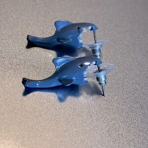 Shark earrings